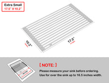 Load image into Gallery viewer, Surpahs Over The Sink Multipurpose Roll-Up Dish Drying Rack (Warm Gray, 17.5" x 10.2" - Extra Small)