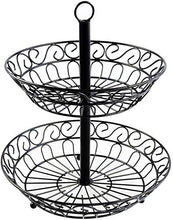 Load image into Gallery viewer, Surpahs 2-Tier Countertop Fruit Basket Stand
